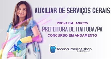 Auxiliar de Serviços Gerais - ITB